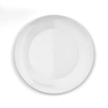 Empty plate Stock Illustration