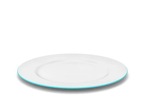 Empty plate Stock Illustration