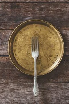 Empty plate Foto stock