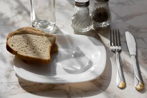 Empty plate Foto stock