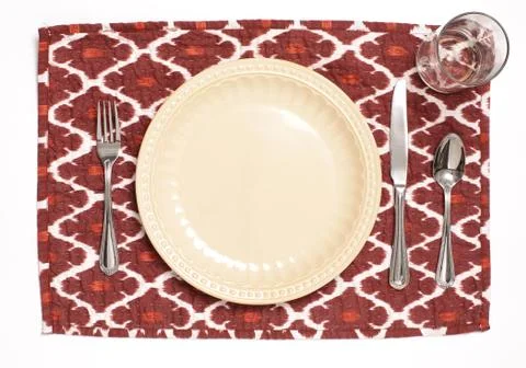 Empty plate Stock Photos