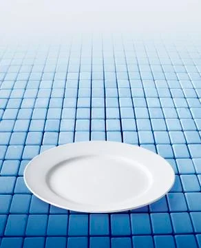 Empty plate Stock Photos