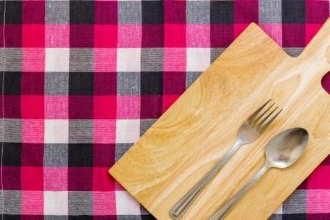 Empty Plate on Table / Empty Plate on Table Background Stock Photos