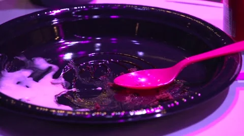 Empty Plates Stock Footage 47286494