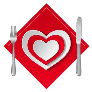 Empty plates Stock Illustration