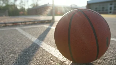Empty Playground Basketball Pull Out Vidéo 133830053