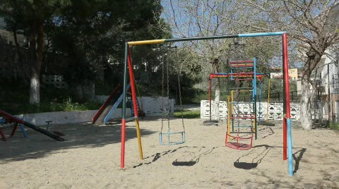 Empty Playground Stock Footage 671452