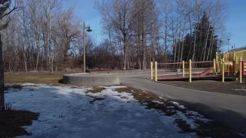 Empty playground Stock Footage 150074489
