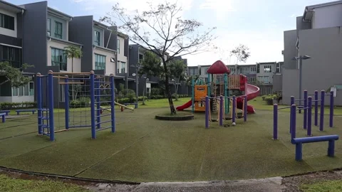 Empty playground Stock Footage 170271955