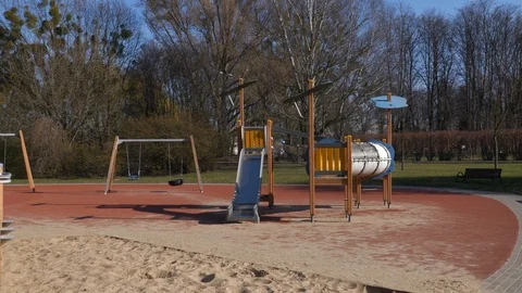 Empty Playground Panning Видео 127187516