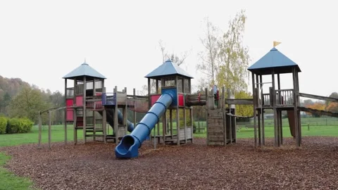 Empty playground panning Stock Footage 264512019