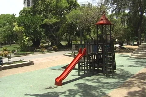 Empty playgrounds #5 Stock Footage 701315