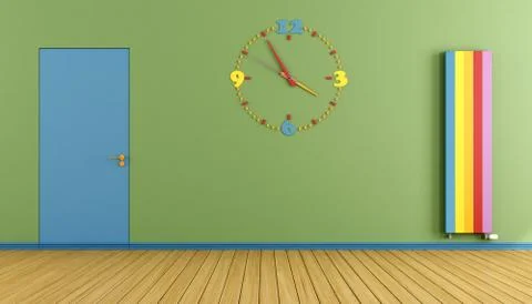 Empty Playroom Stock Illustration