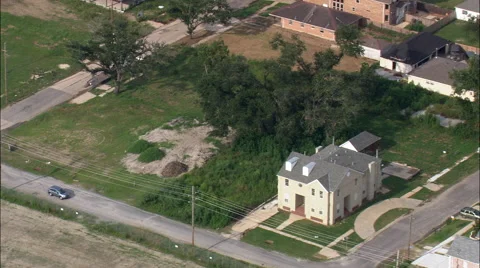 Empty Plots Due To Hurricane Katrina Damage 스톡 동영상 65386749