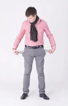 Empty pockets Stock Photos