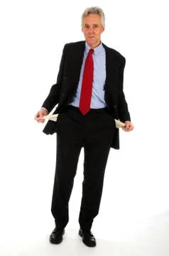 Empty pockets Stock Photos