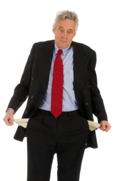 Empty pockets Stock Photos