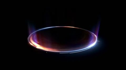 Empty podium. Disco club. Rays view. Show magic party. Calm motion. Glint che Stock Footage 91108721