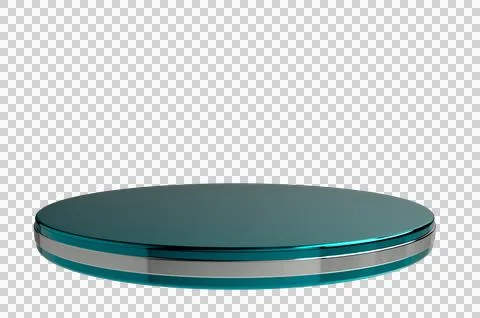 Empty podium or pedestal display on Transparent background Illustrazione stock