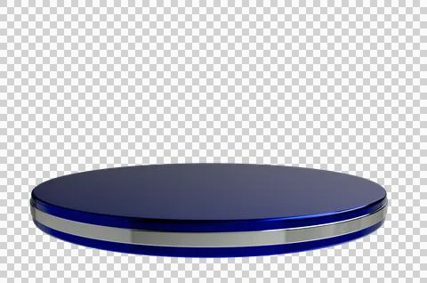 Empty podium or pedestal display on PNG Transparent background Stock Illustration