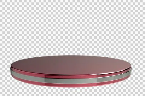 Empty podium or pedestal display on PNG Transparent background Stock Illustration