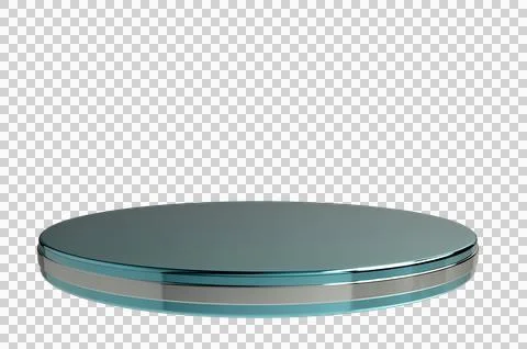 Empty podium or pedestal display on PNG Transparent background Illustrazione stock