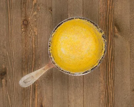 Empty Polenta Pot Stock Photos