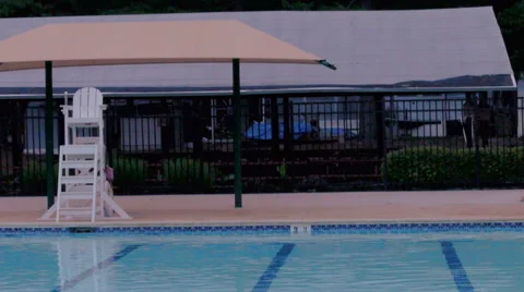 Empty pool Stock Footage 41433125