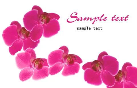 Empty post card, isolated on illustration background Stock Photos