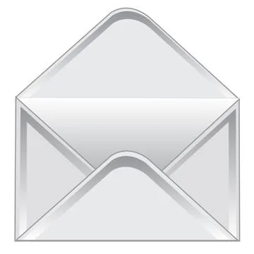 Empty postal envelope 스톡 일러스트