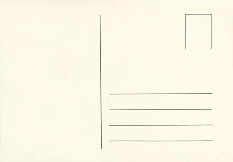 Empty postcard Stock Photos