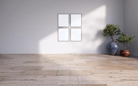 Empty poster frame Stock Illustration