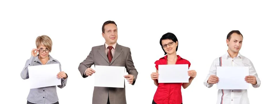 Empty posters Foto stock