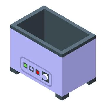 Empty pot icon isometric vector. Natural wax 스톡 일러스트