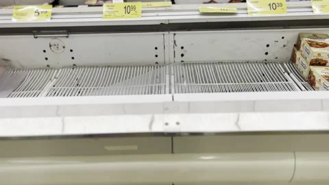 Empty Poultry Section Vidéo 178729011