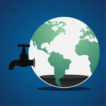 Empty power of the world Stock Illustration