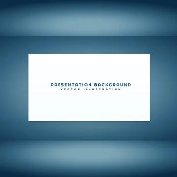 Empty presentation room Illustrazione stock