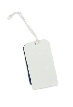 Empty price tag Stock Photos