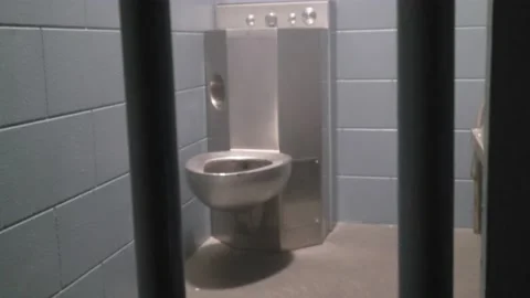 Empty Prison / Jail Cell Stock Footage 236316082