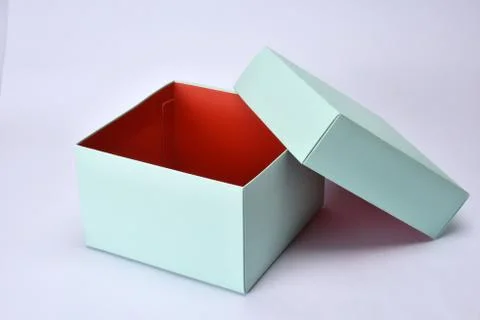 Empty Product Box Mock Up Stock Photos