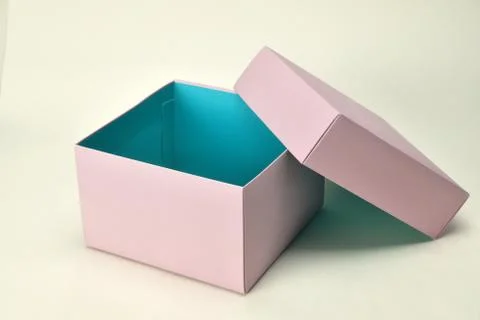 Empty Product Box Mock Up Foto stock