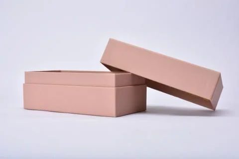 Empty Product Box Mock Up Stock Photos