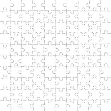 Empty Puzzle Stock Illustration