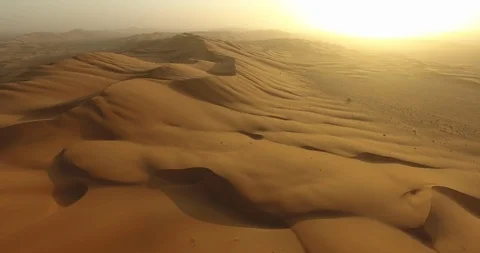 Empty Quarter desert Stock Footage