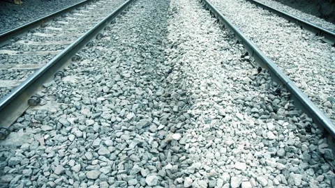 Empty rails. The concept of despondency and loneliness Stock Footage 151105371