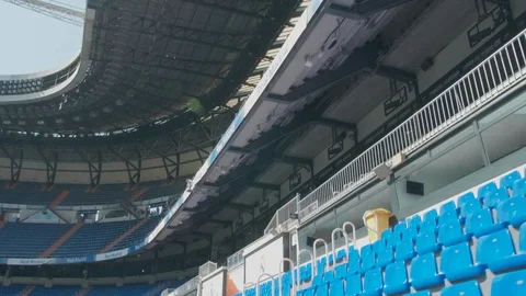 Empty Real Madrid stadium Stock Footage 108552356