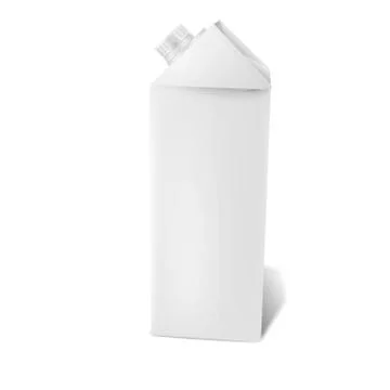 Empty  realistic packaging layout with screw cap Stock Illustration