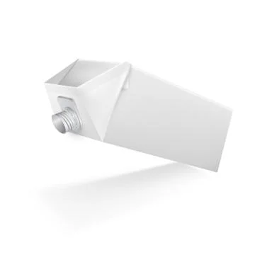 Empty  realistic packaging layout with screw cap Stock Illustration