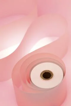 Empty receipt roll Stock Photos