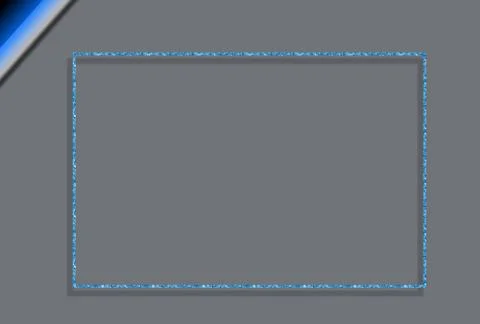 Empty Rectangle Box Blue Pattern Frame On Very Modern &amp; Clean Elegant Background 스톡 일러스트